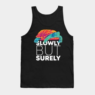 Slowly but Surely Turtle Tank Top